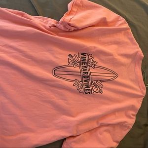 Pink Short Sleeve Vineyard Vines Surfboard Tee